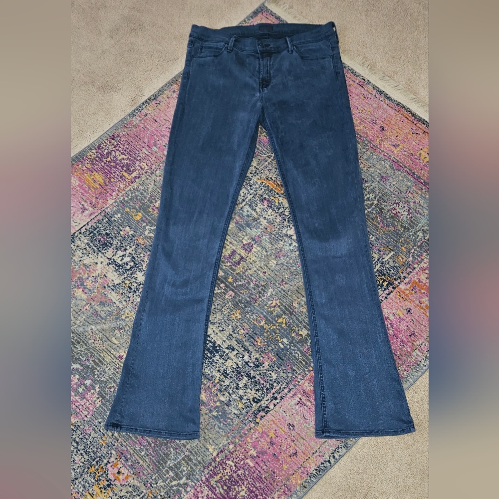 Mother The Runaway Pop! Dye stone blue, size 32